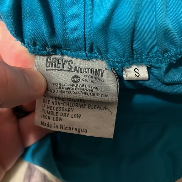 Grey’s Anatomy Drawstring Scrub Pant (size Small, color Teal) - Picture 9 of 10